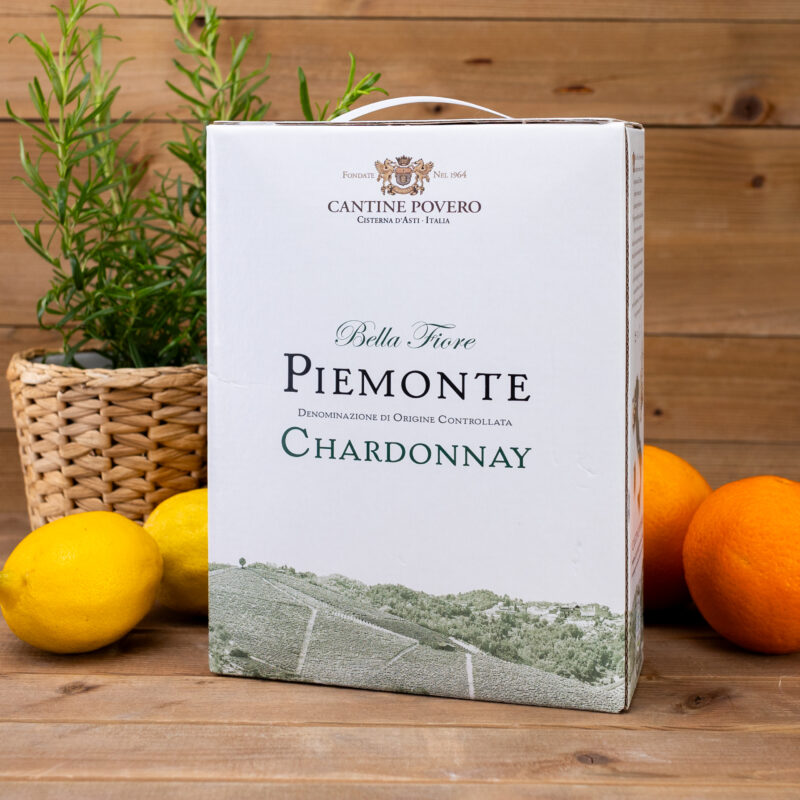 Chardonnay Piemonte bag in box 3l Cantine Fratelli Povero