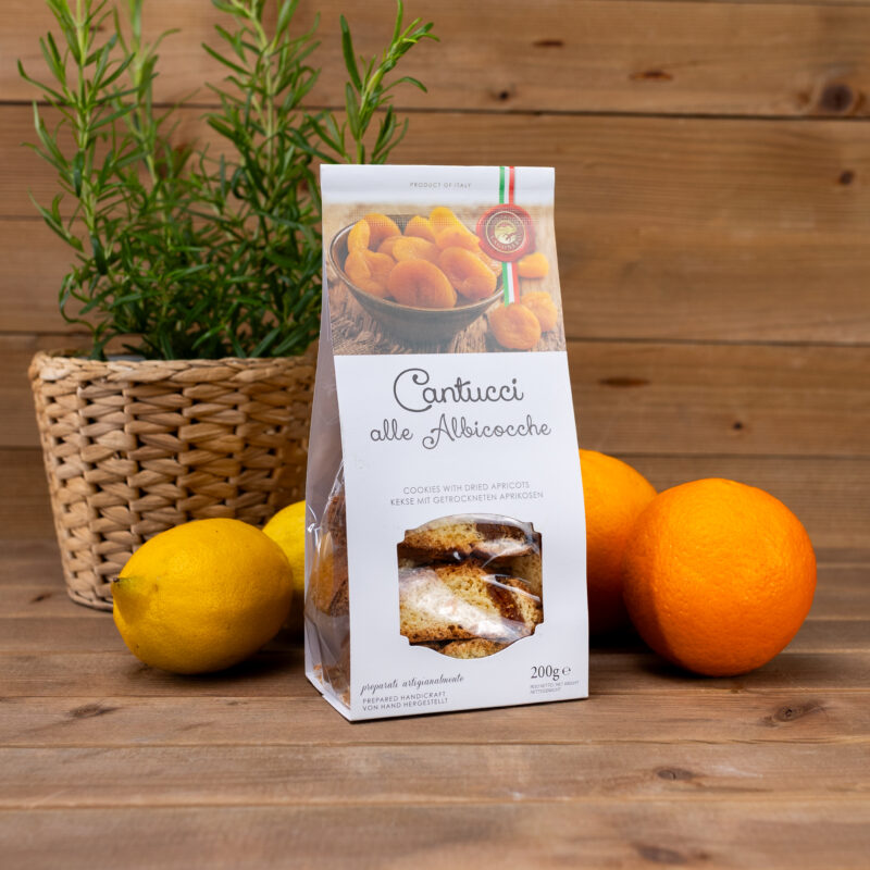 Ciastka Cantucci z suszoną morelą 200g Sapori del Lago Nero