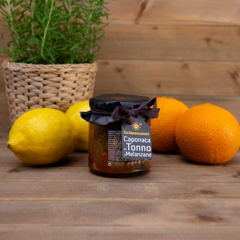 Caponata z tuńczykiem i bakłażanem 300g Siciliatentazioni