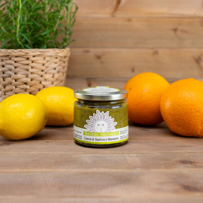 Krem z bazylii i migdałów 180g Belfiore