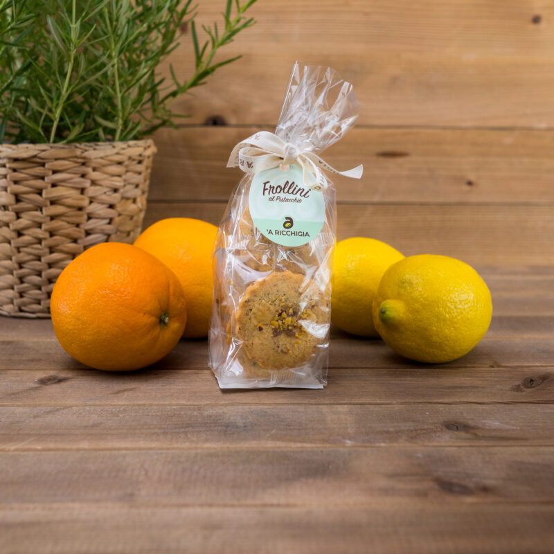 Ciasteczka Frollini pistacjowe 100g 'A Ricchigia