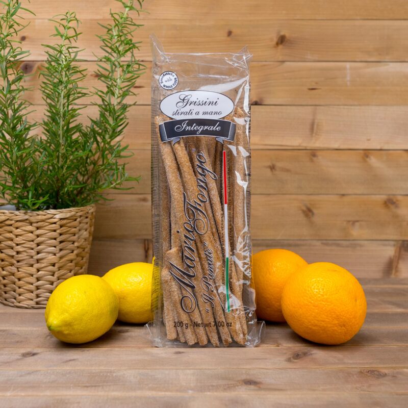 Grissini z mąki pełnoziarnistej 200g Mario Fongo