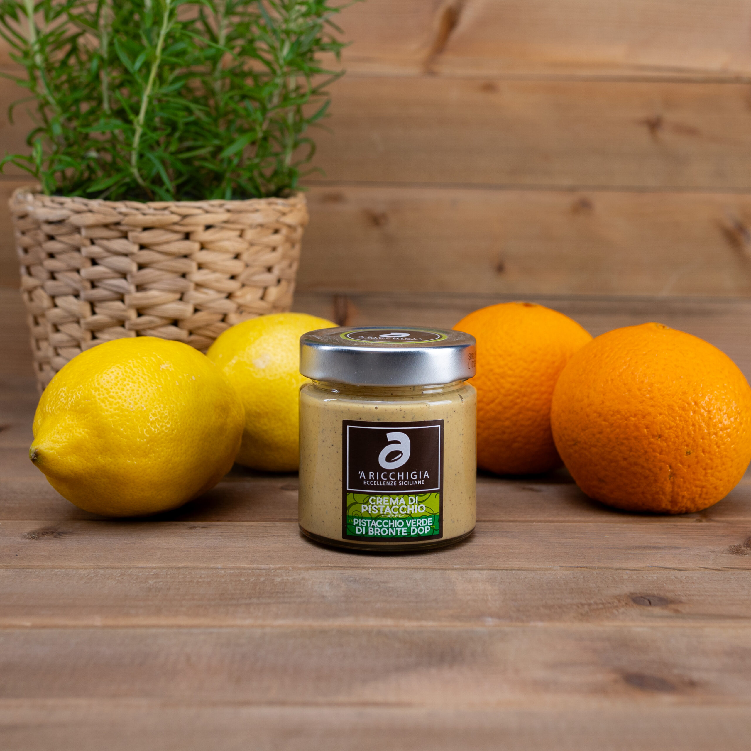 Krem z zielonych pistacji z Bronte DOP 190g 'A Ricchigia