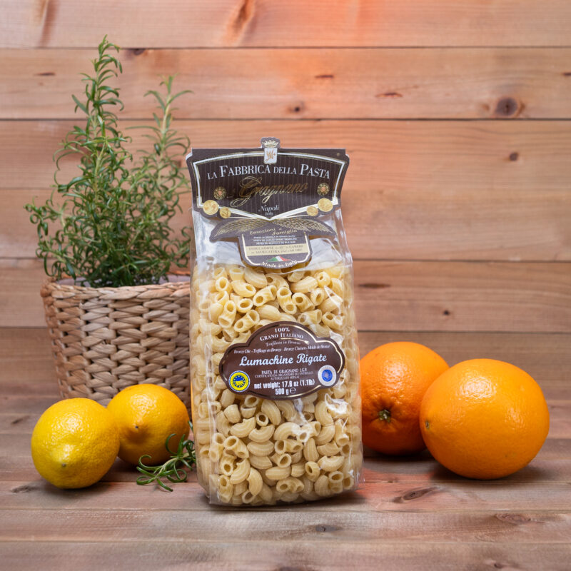 Makaron Lumachine Rigate IGP 500g Fabbrica della Pasta di Gragnano