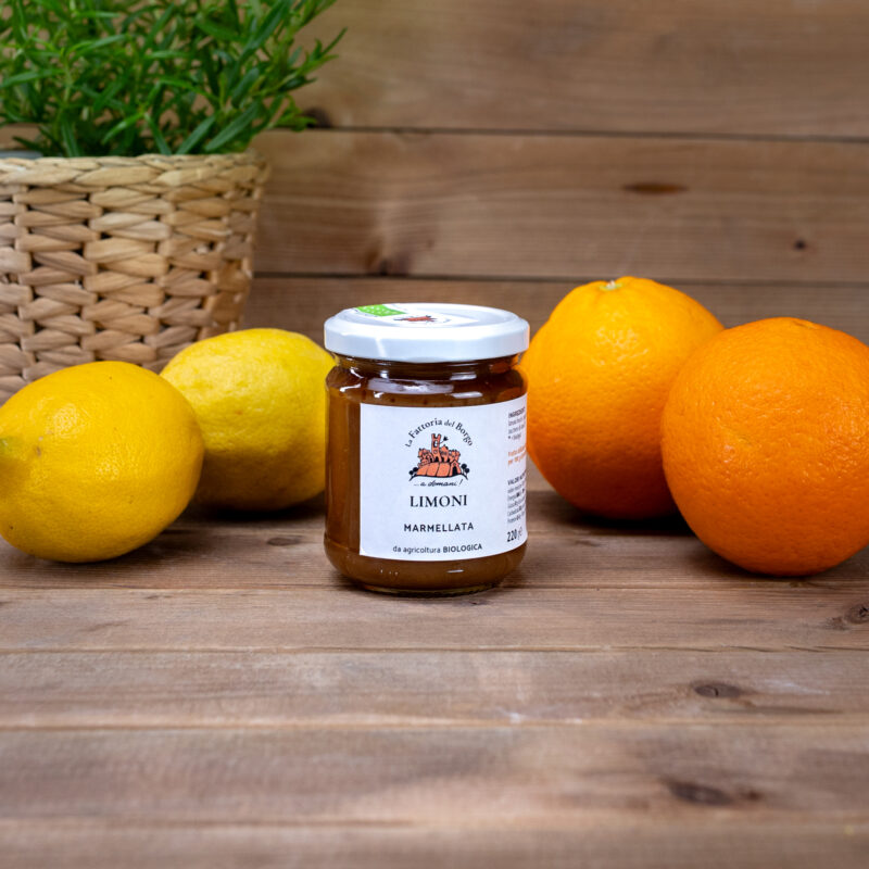 Marmolada z cytryn z produkcji ekologicznej 220g Fattoria del Borgo