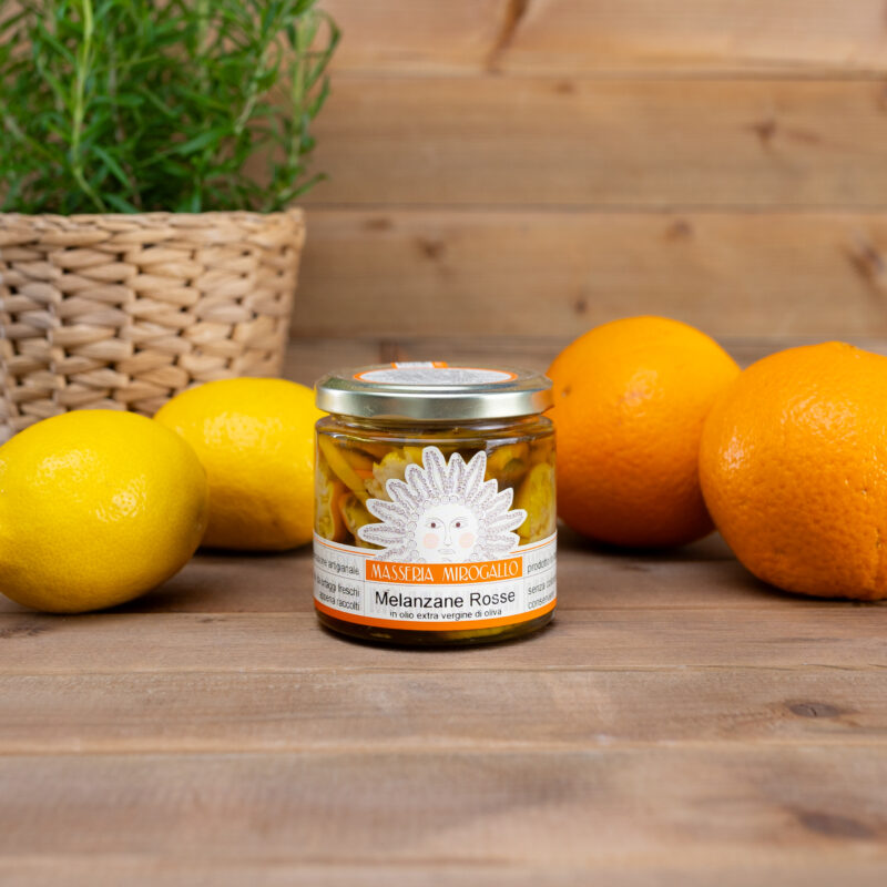 Bakłażany czerwone w oliwie z oliwek extra virgin 205g Belfiore