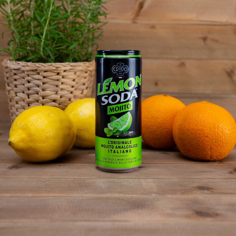 Napój MojitoSoda 330ml puszka Terme di Crodo