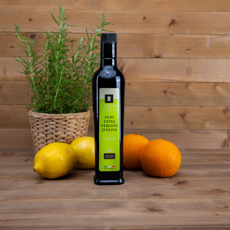 Oliwa extra vergine "leggero" 500ml Corona delle Puglie