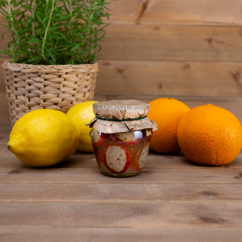 Papryczki nadziewane tuńczykiem i anchois 180g Frantoio di Sant’Agata d’Oneglia