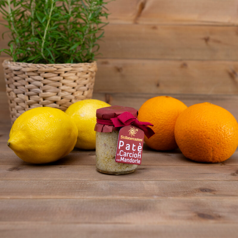 Patè z karczochów i migdałów 90g Siciliatentazioni