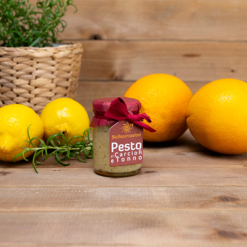 Pesto z karczochów i tuńczyka 90g Siciliatentazioni
