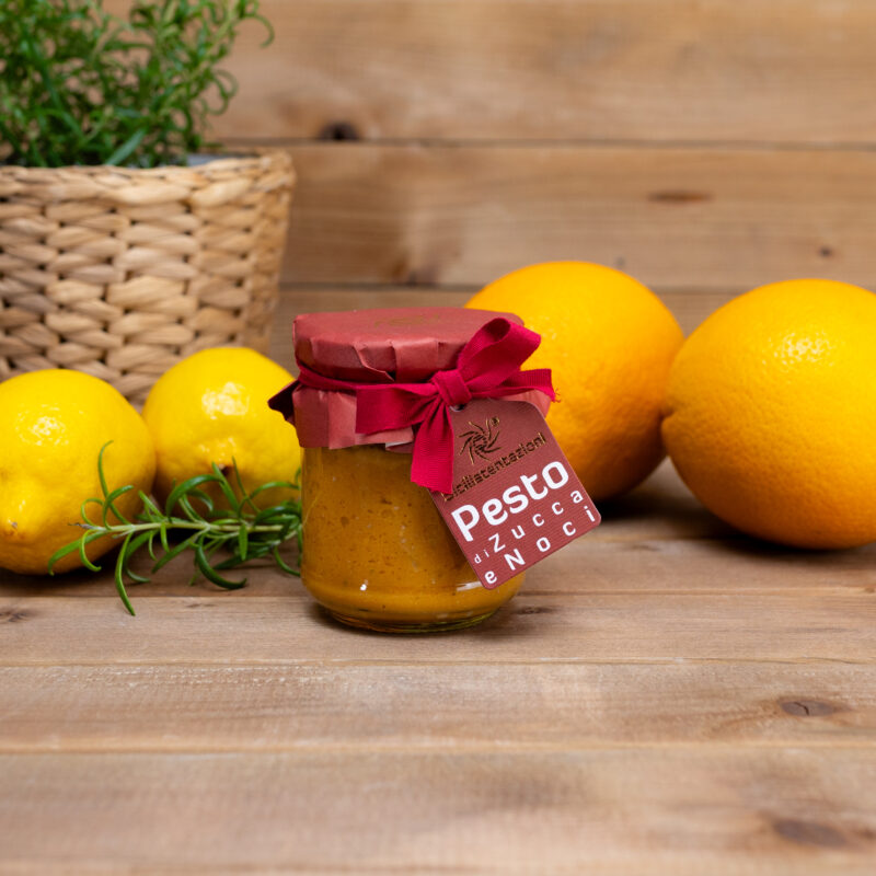 Pesto z dyni i orzechów włoskich 180g Siciliatentazioni