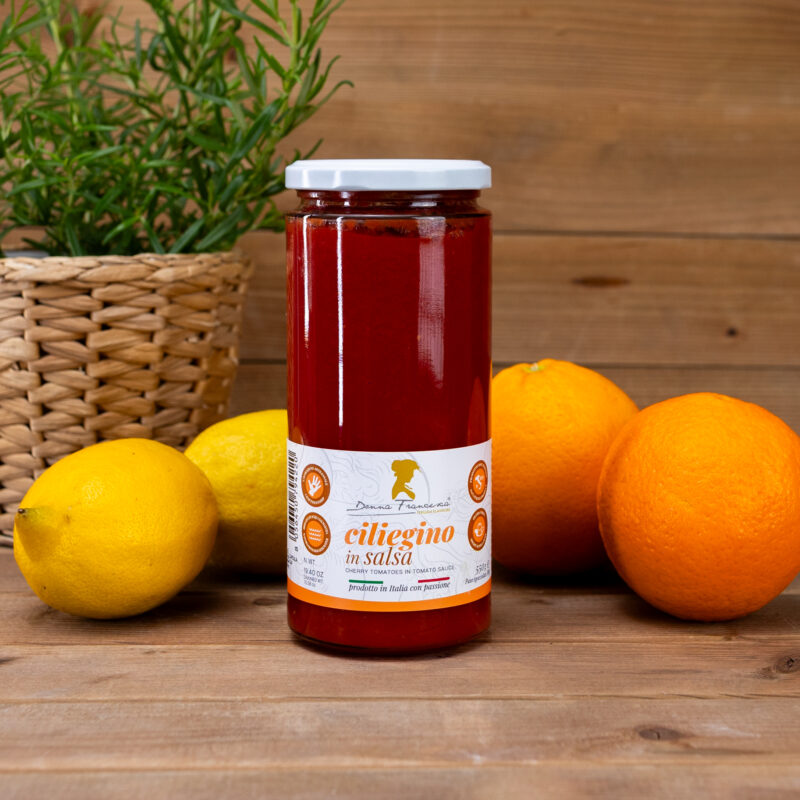 Pomidory Ciliegino w sosie 550g Donna Francesca