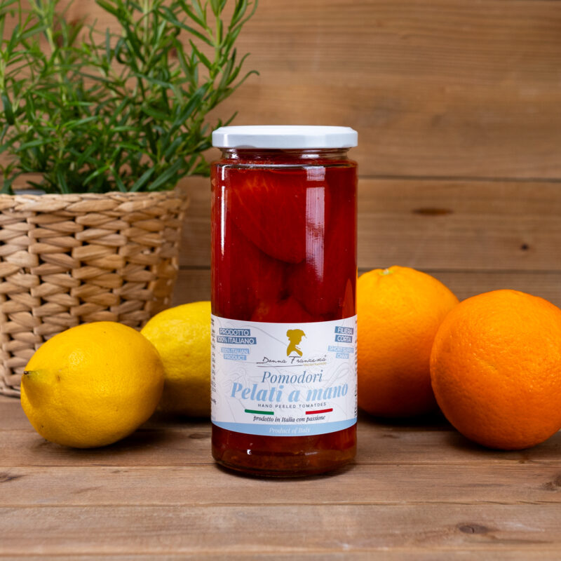 Pomidory ręcznie obierane 550g Donna Francesca