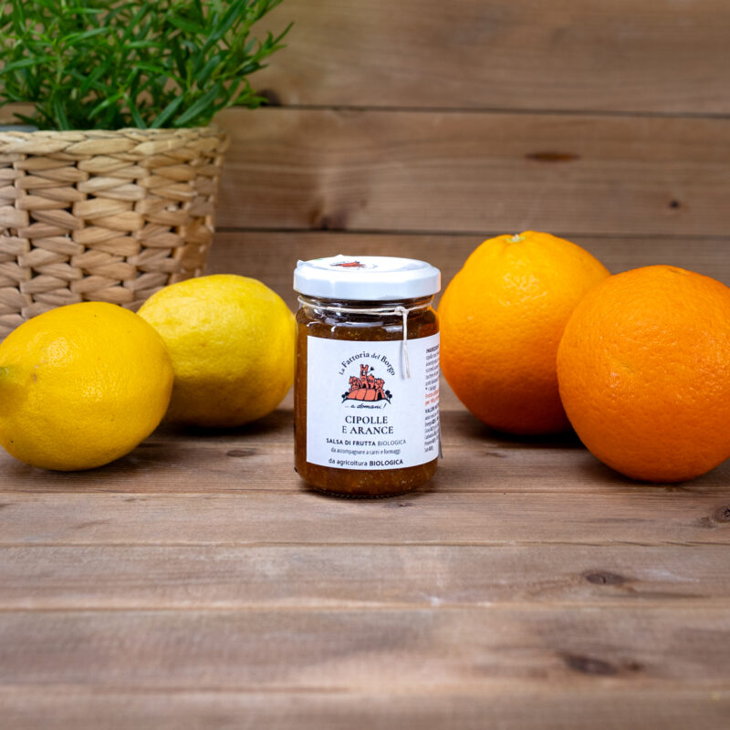 Salsa cebula i pomarańcza z produkcji ekologicznej 150g Fattoria del Borgo