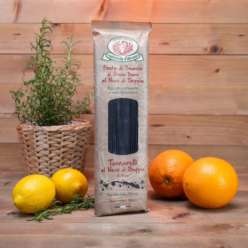 Makaron Tonnarelli al Nero di Seppia 500g Rustichella