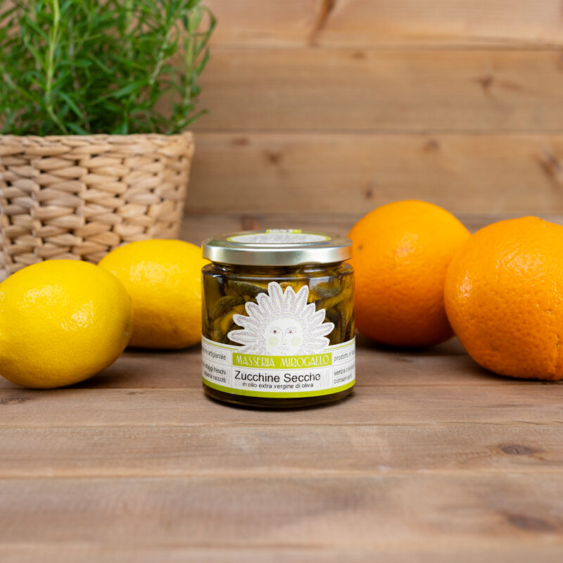 Cukinie suszone w oliwie extra vergin 215g Belfiore