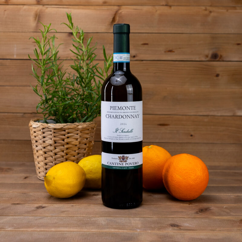Chardonnay Piemonte DOC "Il Sendallo" 750ml Cantine Fratelli Povero