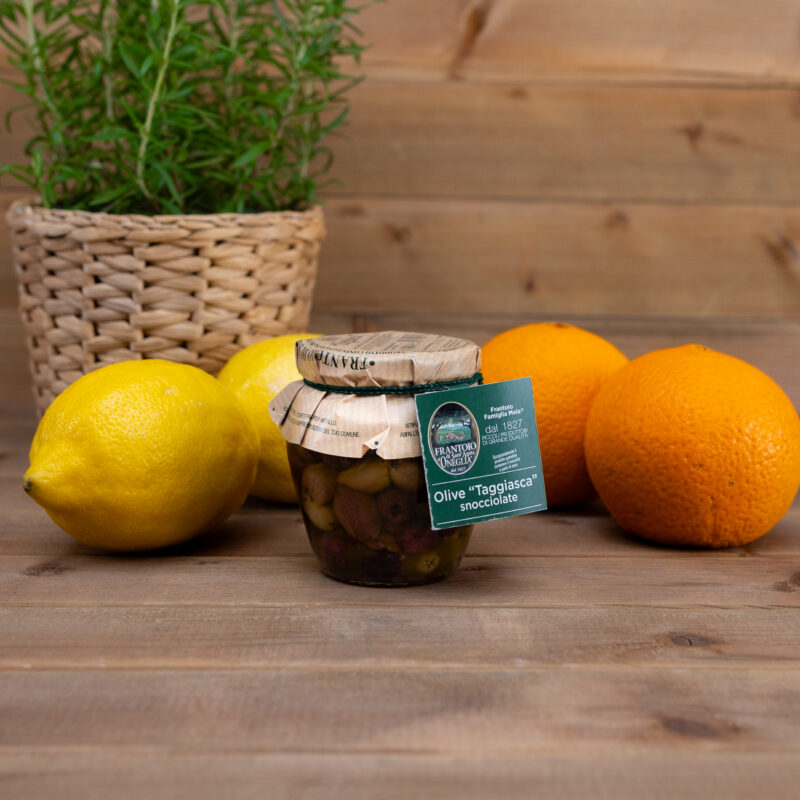 Oliwki Taggiasca drylowane w oliwie extra vergine 180g Frantoio di Sant’Agata d’Oneglia