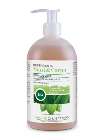 Żel do mycia rąk i ciała Bazylia 500ml Sapone di un Tempo