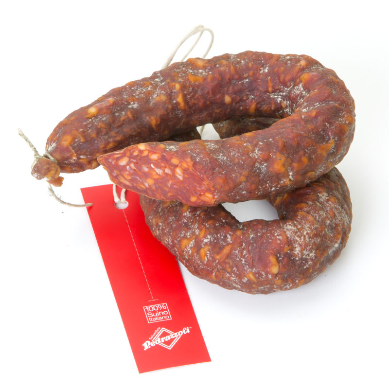 Salsiccia piccante podsuszana pikantna kiełbasa Salumificio Pedrazzoli