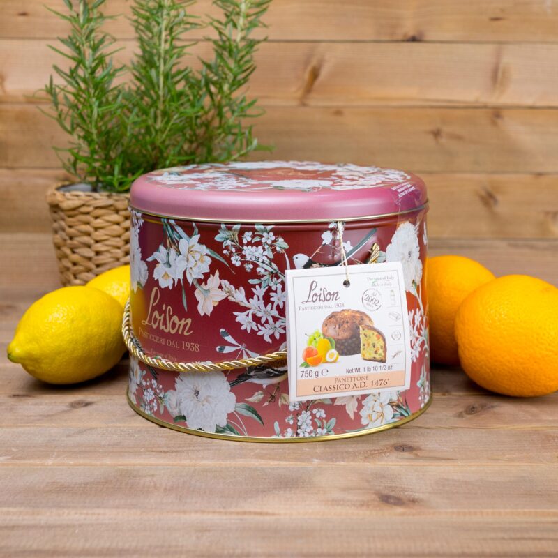 Ciasto Panettone Classico w ozdobnej puszce 750g Loison