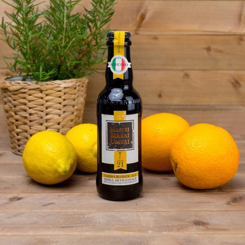 Piwo rzemieślnicze niefiltrowane Bionda 21 300ml Mastri Birrai Umbri
