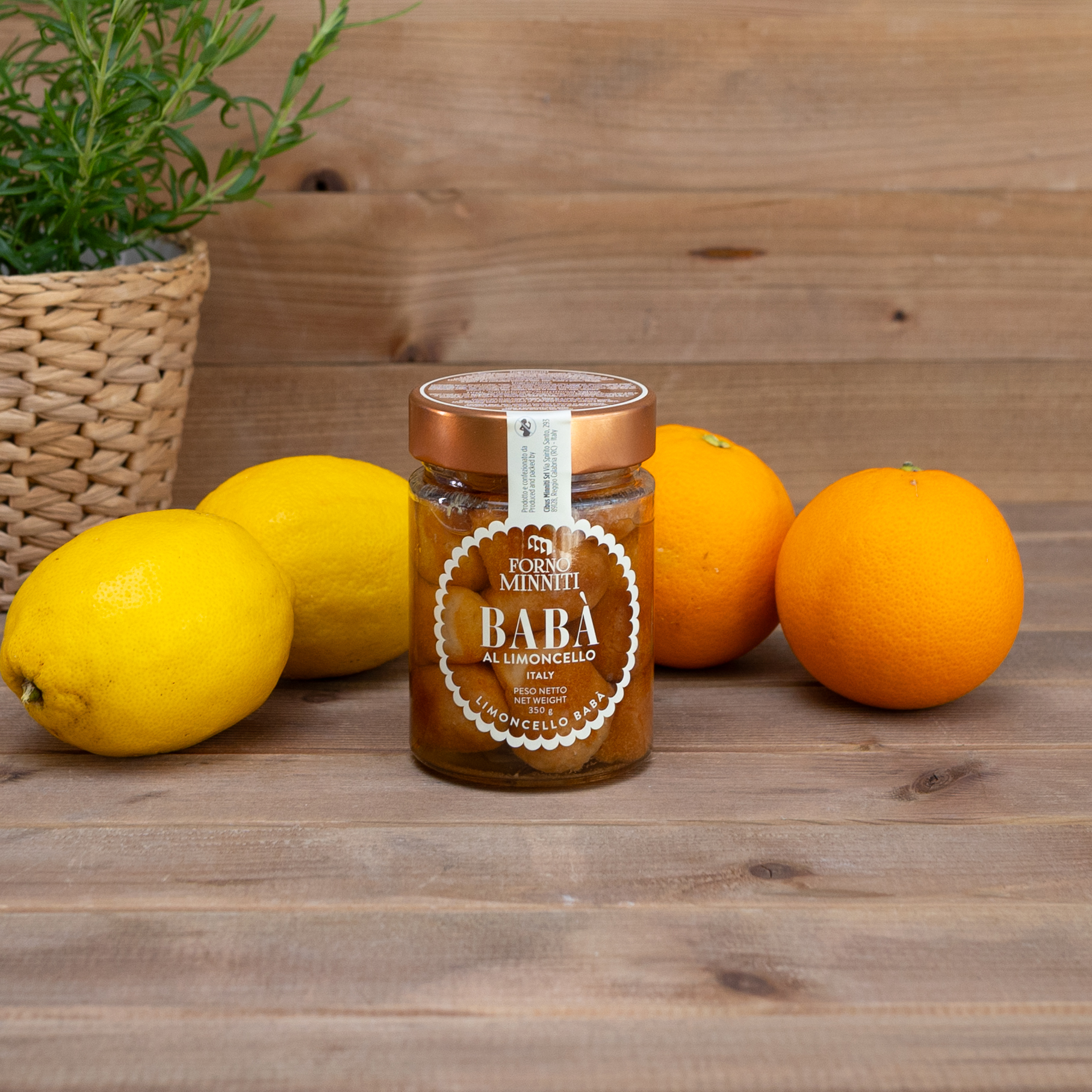 Babà mini z limoncello 350g Forno Minniti